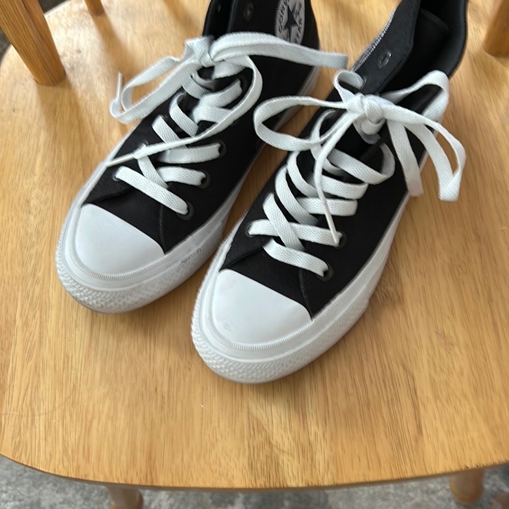 High top Converse sneakers